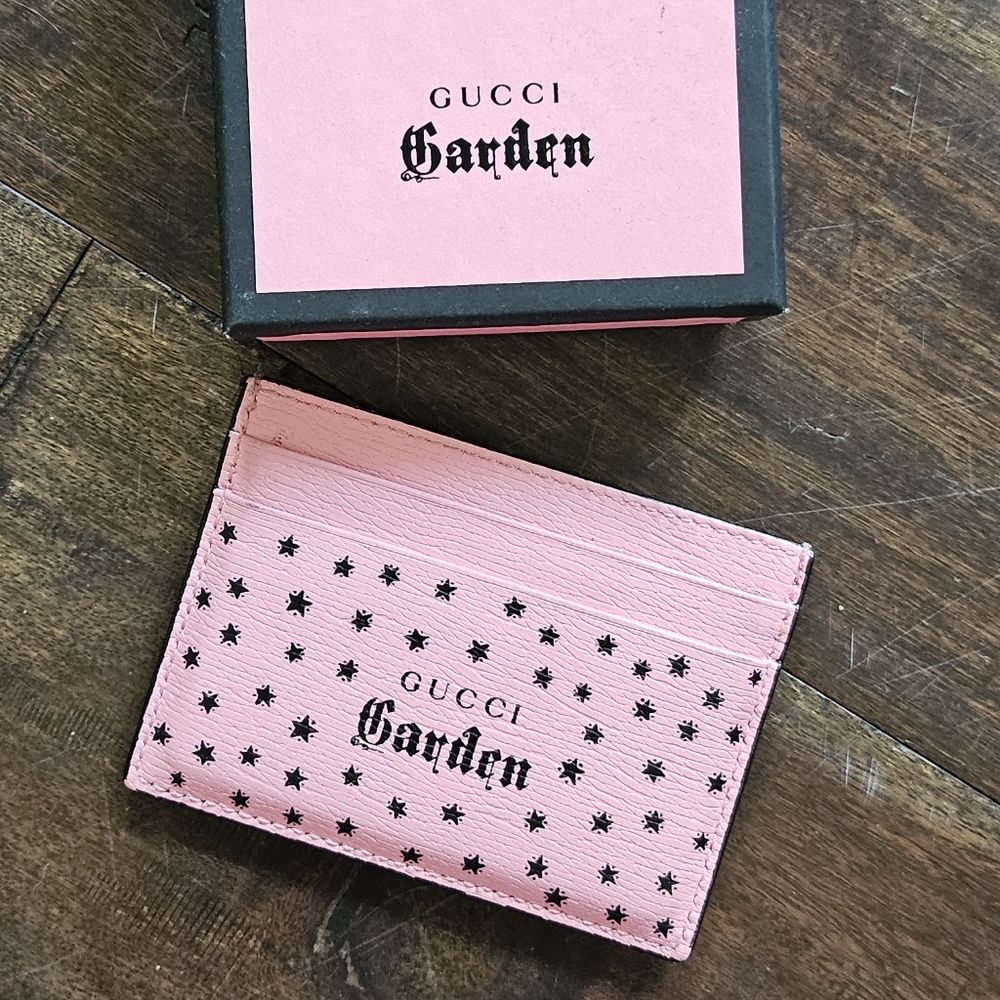 Gucci GARDEN Card Holder With Box And Dust Bag - Picture 4 of 5